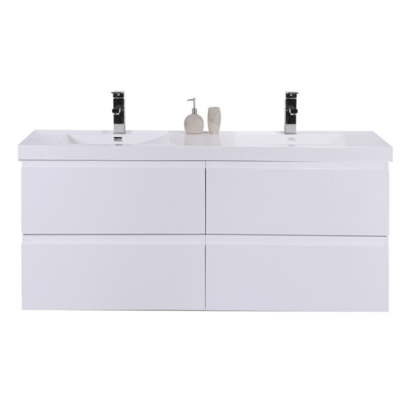 Moreno Bath MOB48D Bohemia Lina 48" Floating Double Bathroom Vanity with Reinforced Acrylic Double Sink Top - view 9