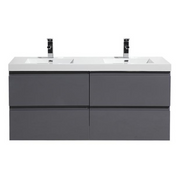 Moreno Bath MOB48D Bohemia Lina 48" Floating Double Bathroom Vanity with Reinforced Acrylic Double Sink Top - view 11
