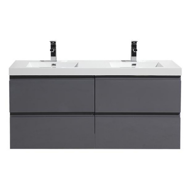 Moreno Bath MOB48D Bohemia Lina 48" Floating Double Bathroom Vanity with Reinforced Acrylic Double Sink Top - view 11