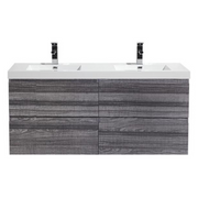 Moreno Bath MOB48D Bohemia Lina 48" Floating Double Bathroom Vanity with Reinforced Acrylic Double Sink Top - view 10