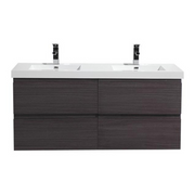 Moreno Bath MOB48D Bohemia Lina 48" Floating Double Bathroom Vanity with Reinforced Acrylic Double Sink Top - view 12