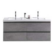 Moreno Bath MOB48D Bohemia Lina 48" Floating Double Bathroom Vanity with Reinforced Acrylic Double Sink Top - view 14