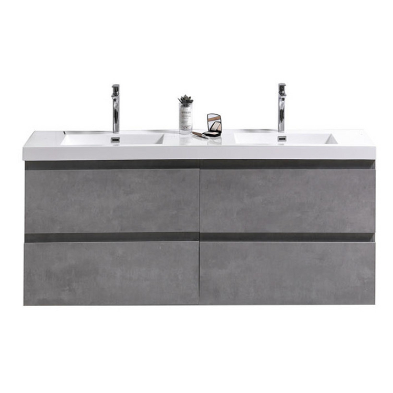 Moreno Bath MOB48D Bohemia Lina 48" Floating Double Bathroom Vanity with Reinforced Acrylic Double Sink Top - view 14