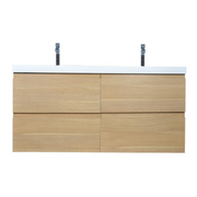 Moreno Bath MOB48D Bohemia Lina 48" Floating Double Bathroom Vanity with Reinforced Acrylic Double Sink Top - view 16