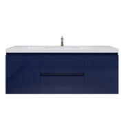 Moreno Bath MOB60S Bohemia Lina 60" Floating Bathroom Vanity with Reinforced Acrylic Single Sink Top - view 18