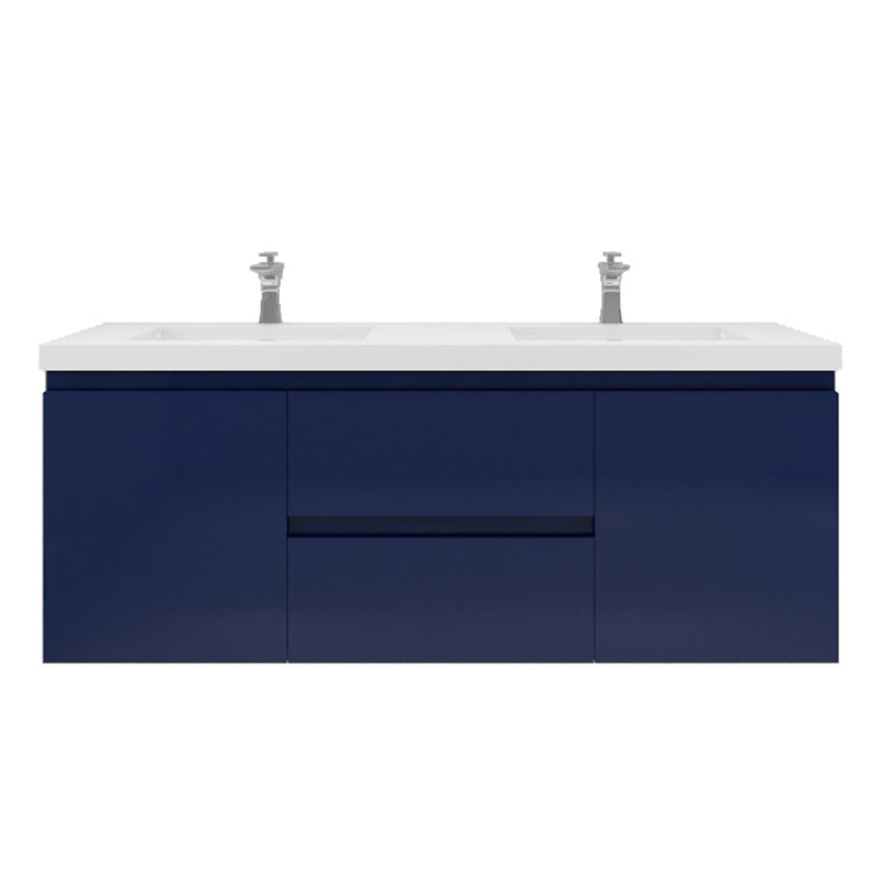 Moreno Bath MOB60D Bohemia Lina 60" Floating Bathroom Vanity with Reinforced Acrylic Double Sink Top - view 18