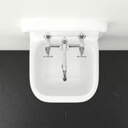 22" Alexane Enameled Cast Iron Wall Mount Bathroom Sink