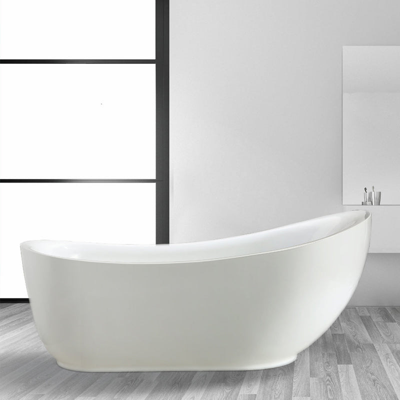 Vinnova 231071-BAT-WH Everlie 71" x 35" Soaking Bathtub