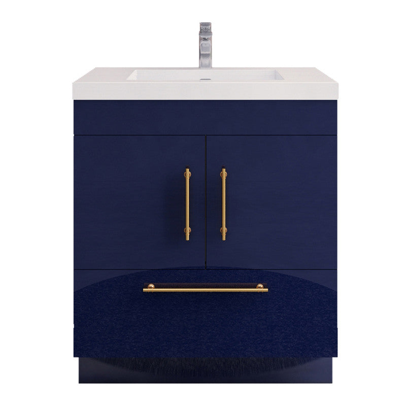 Moreno Bath ELSA30FS Elsa 30" Freestanding Vanity With Reinforced Acrylic Sink Top