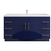 Moreno Bath ELSA60SFS Elsa 60" Freestanding Vanity With Reinforced Acrylic Single Sink Top - view 9