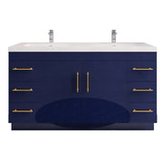 Moreno Bath ELSA60DFS Elsa 60" Freestanding Bathroom Vanity With Reinforced Acrylic Double Sink Top - view 9