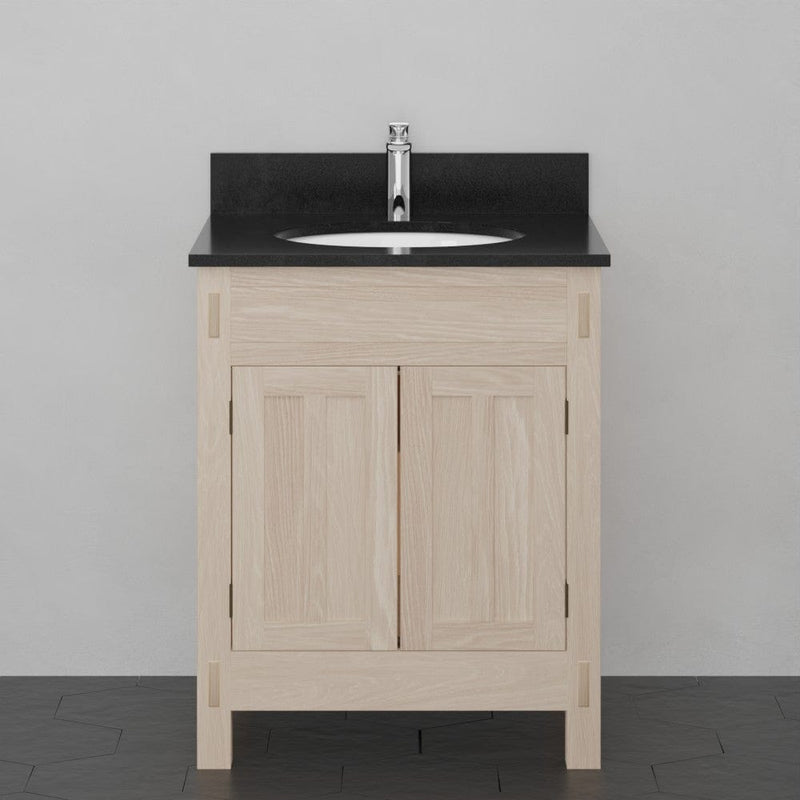 Magnus 138795 24" Mission Unfinished Red Oak Vanity for Undermount Sink