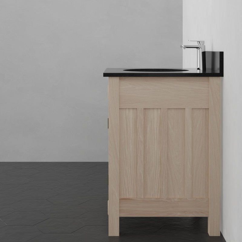 Magnus 138795 24" Mission Unfinished Red Oak Vanity for Undermount Sink