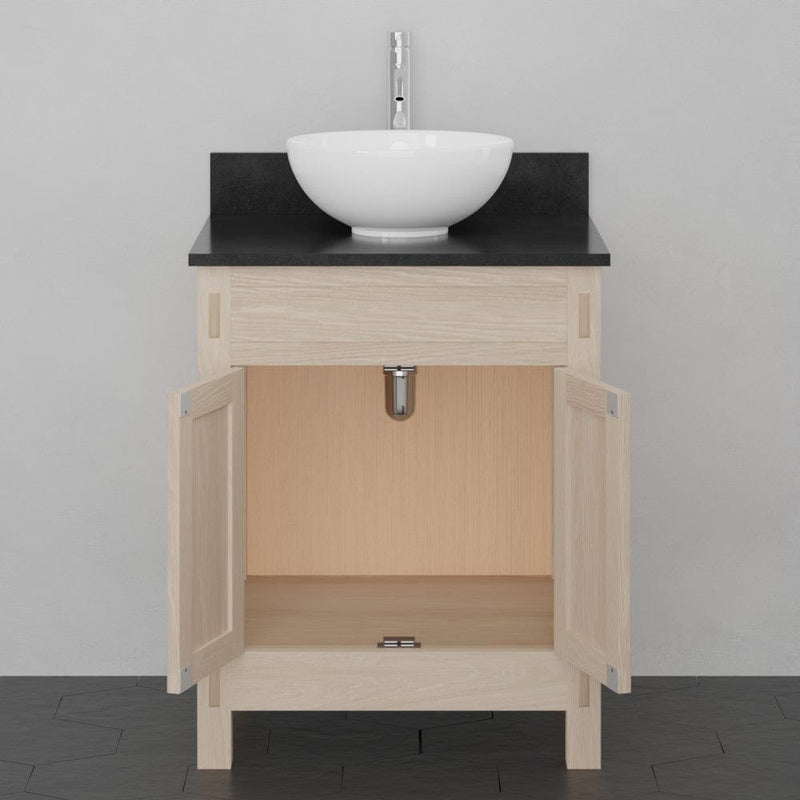 Magnus 138802 24" Mission Unfinished Red Oak Vanity for Vessel Sink - view 7