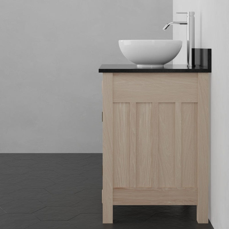 Magnus 138802 24" Mission Unfinished Red Oak Vanity for Vessel Sink - view 8