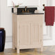 Magnus 138811 24" Narrow Mission Unfinished Red Oak Vanity for Undermount Sink