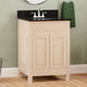Magnus 148481 24" Vippis Unfinished Red Oak Raised Panel Vanity for Undermount Sink