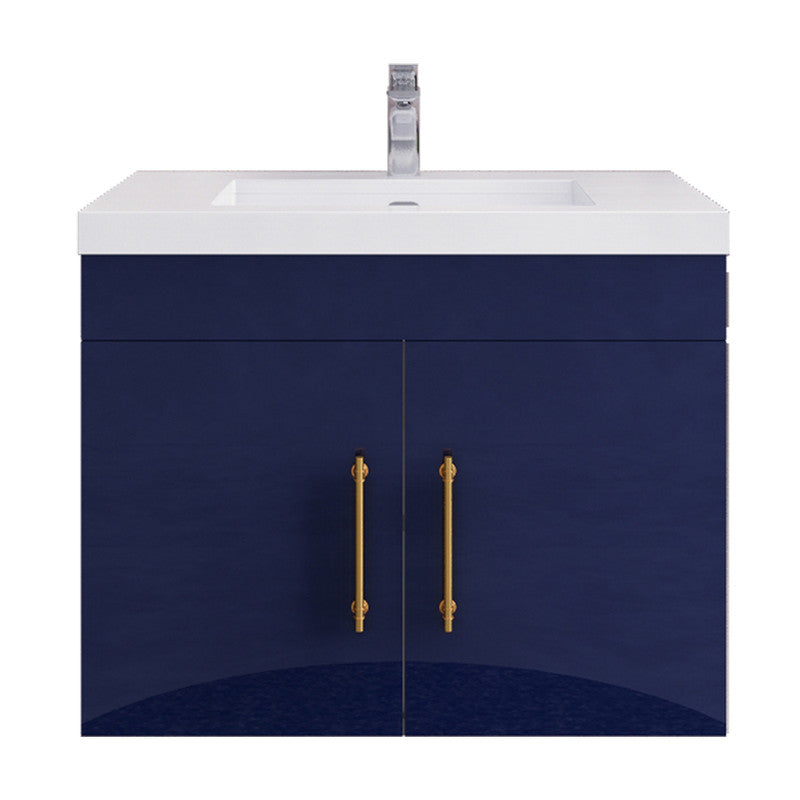 Moreno Bath ELSA30WH Elsa 30" Floating Bathroom Vanity With Reinforced Acrylic Sink Top