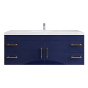 Moreno Bath ELSA60SWH Elsa 60" Floating Bathroom Vanity With Reinforced Acrylic Single Sink Top - view 9
