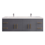 Moreno Bath ELSA72DWH Elsa 72" Floating Bathroom Vanity With Reinforced Acrylic Double Sink Top - view 8