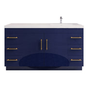 Moreno Bath ELSA60SRFS Elsa 60" Freestanding Vanity with Reinforced Acrylic Single Sink Top (Right Side) - view 13