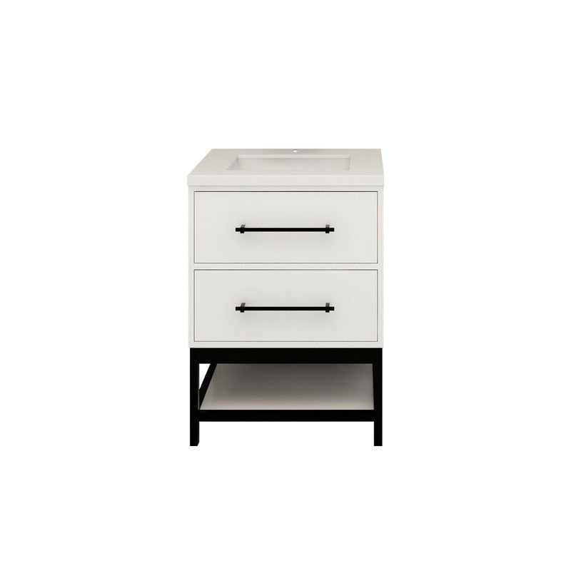 Moreno Bath VICTORIA-FM Victoria Freestanding Open Shelf Bathroom Vanity 24" - 84"
