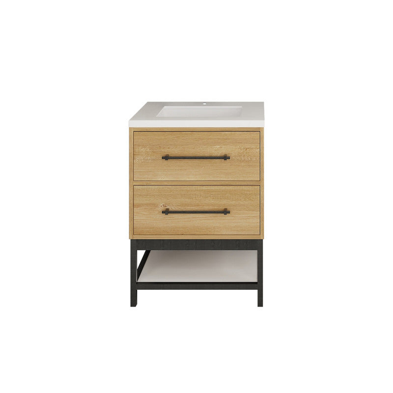 Moreno Bath VICTORIA-FM Victoria Freestanding Open Shelf Bathroom Vanity 24" - 84"