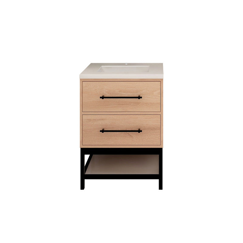 Moreno Bath VICTORIA-FM Victoria Freestanding Open Shelf Bathroom Vanity 24" - 84"
