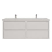 Moreno Bath SAGE60DD Sage 60" Modern Floating Double Bathroom Vanity Set with Double Sink Top (60DD) - view 12