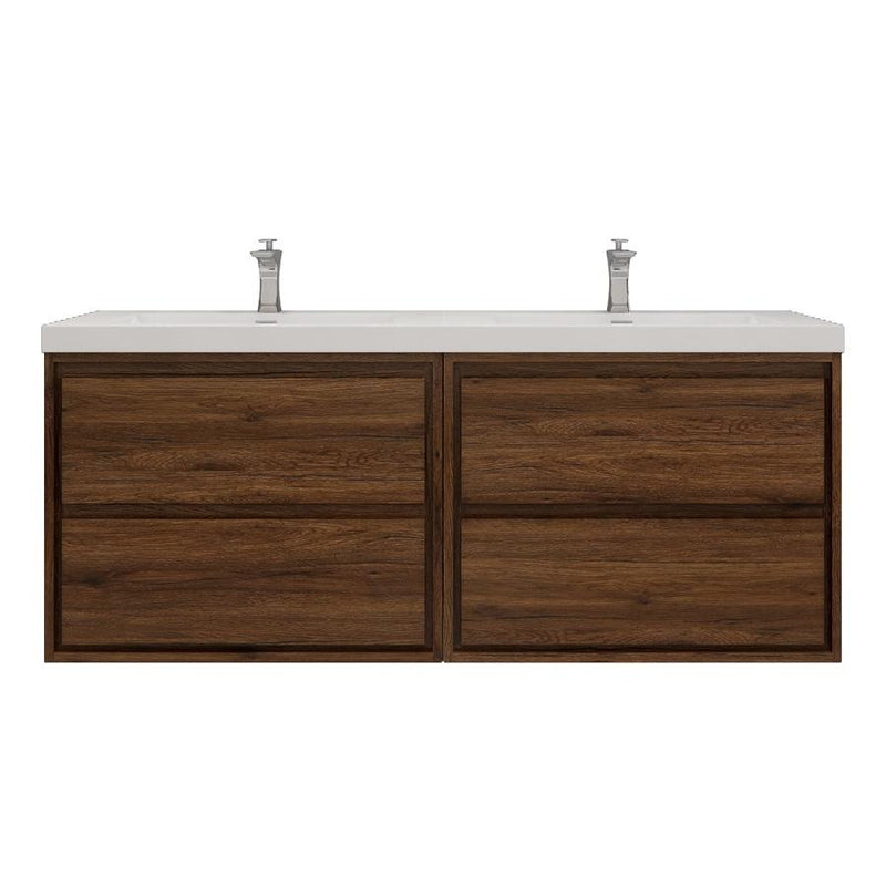 Moreno Bath SAGE60DD Sage 60" Modern Floating Double Bathroom Vanity Set with Double Sink Top (60DD) - view 14