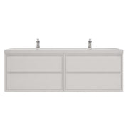 Moreno Bath SAGE72DD Sage 72" Modern Floating Double Bathroom Vanity Set with Double Sink Top (72DD) - view 12