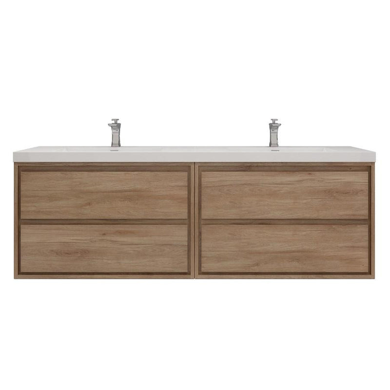 Moreno Bath SAGE72DD Sage 72" Modern Floating Double Bathroom Vanity Set with Double Sink Top (72DD) - view 11