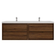 Moreno Bath SAGE72DD Sage 72" Modern Floating Double Bathroom Vanity Set with Double Sink Top (72DD) - view 14
