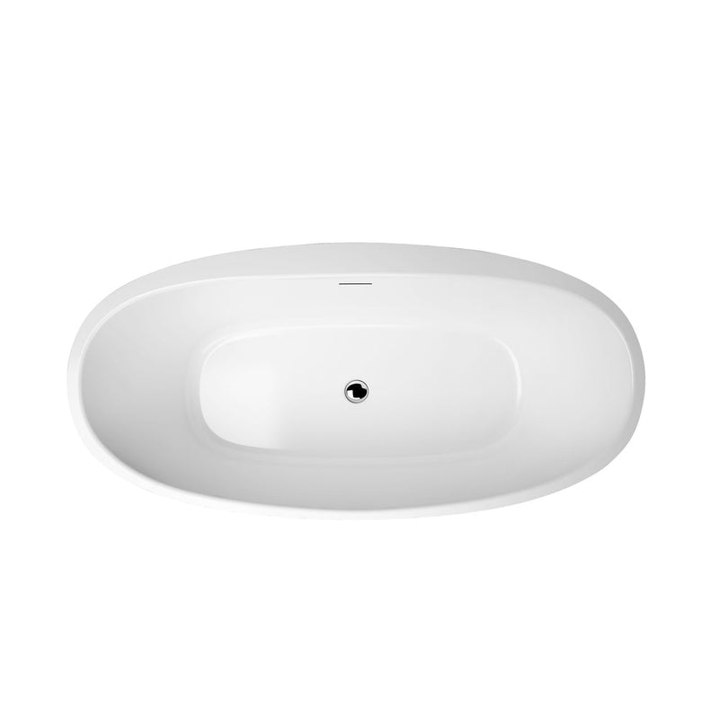 Vinnova 254059-BAT-WH Everly 59" x 31.5" Soaking Bathtub