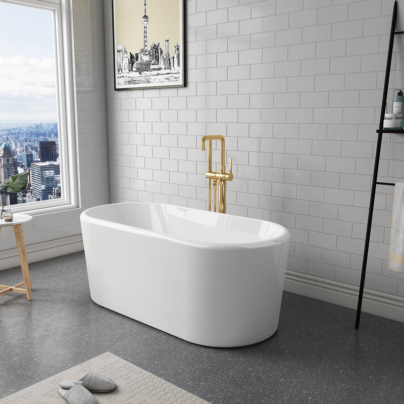Vinnova 257059-BAT-WH Caserta Soaking Bathtub