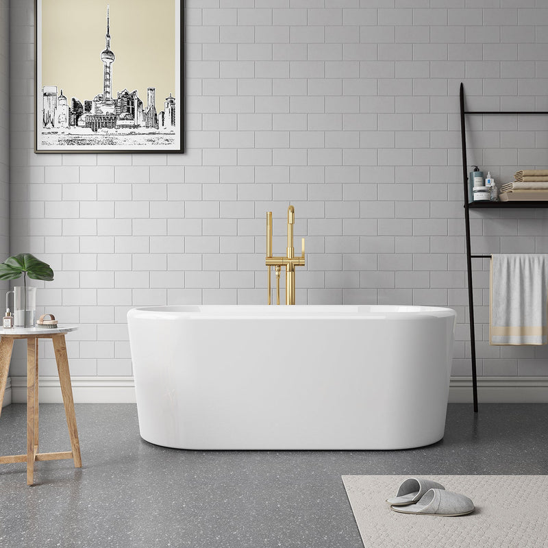 Vinnova 257059-BAT-WH Caserta Soaking Bathtub
