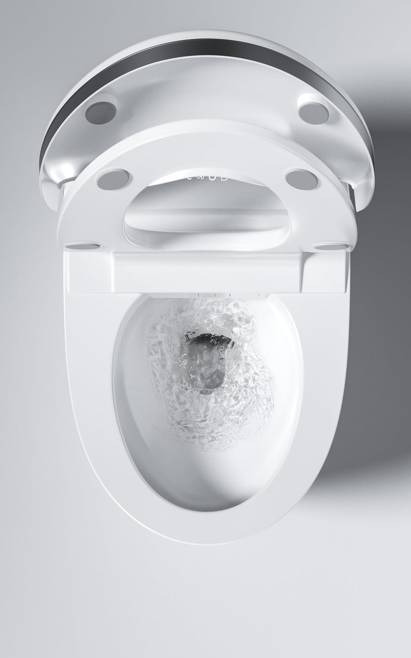 Trone STKK50 Tersova Big & Tall Smart Bidet Toilet with ToeTouch, Auto Open and Close Lid, Auto Flush and Heated Seat - Classic White - view 6