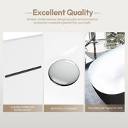 Vinnova 269067-BAT-BL Vinnova London 66.9" x 31.5" Soaking Bathtub - view 13