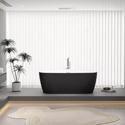 Vinnova 269067-BAT-BL Vinnova London 66.9" x 31.5" Soaking Bathtub - view 2