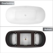 Vinnova 269067-BAT-BL Vinnova London 66.9" x 31.5" Soaking Bathtub - view 15