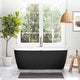 Vinnova 269067-BAT-BL London 66.9" x 31.5" Soaking Bathtub