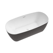Vinnova 269067-BAT-BL Vinnova London 66.9" x 31.5" Soaking Bathtub - view 19