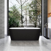 Vinnova 269067-BAT-BL Vinnova London 66.9" x 31.5" Soaking Bathtub - view 5