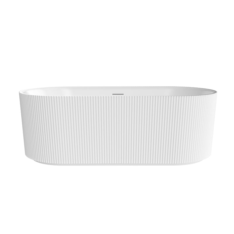 Vinnova 270059-BAT-WH Vinnova Linyi 59.1" x 31.5" Soaking Bathtub