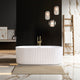 Vinnova 270059-BAT-WH Linyi 59.1" x 31.5" Soaking Bathtub