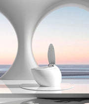 Trone STY1 Neoluxe Smart Bidet Toilet with Voice Control, ToeTouch, Auto Open and Close Lid and Heated Seat - Classic White - view 10