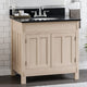 Magnus 138819 30" Mission Unfinished Red Oak Vanity for Undermount Sink