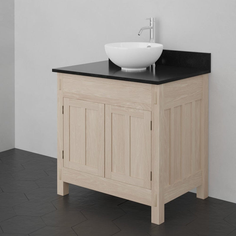 Magnus 138823 30" Mission Unfinished Red Oak Vanity for Vessel Sink