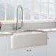 30" Vasava Handcrafted Fireclay Single-Bowl Smooth Apron Farmhouse Sink - Marbled