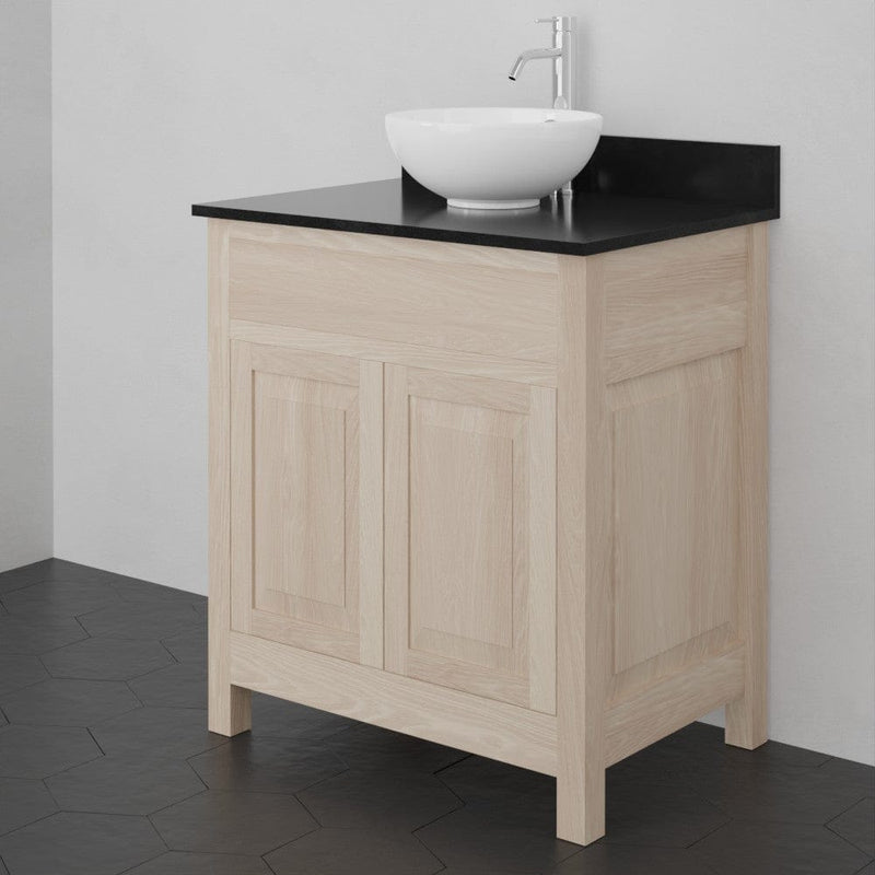 Magnus 148501 30" Vippis Unfinished Red Oak Raised Panel Vanity for Vessel  Sink - 34" Height